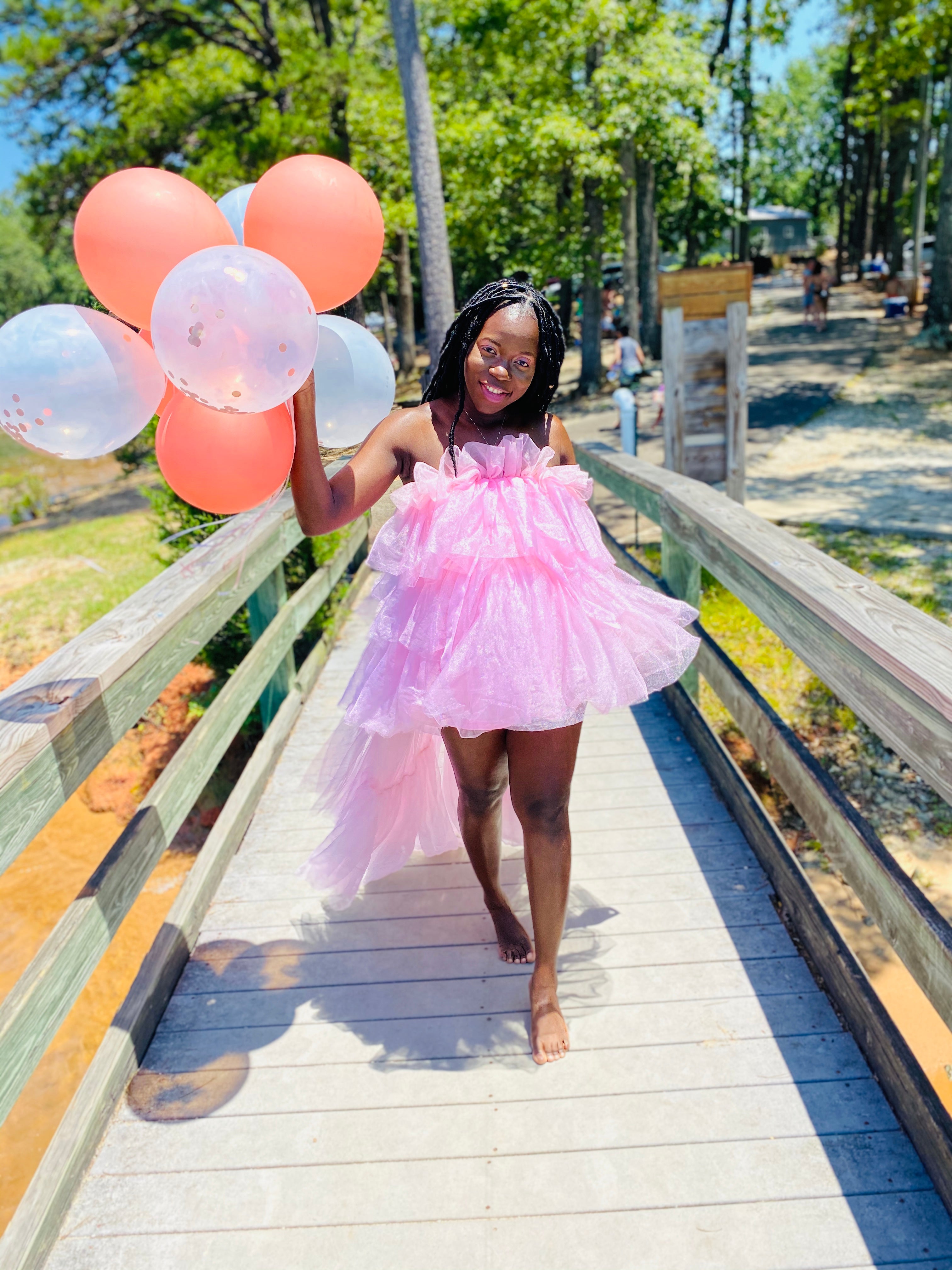 Pink Tulle Princess Dress