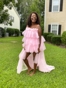 Pink Tulle Princess Dress