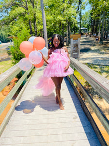 Pink Tulle Princess Dress