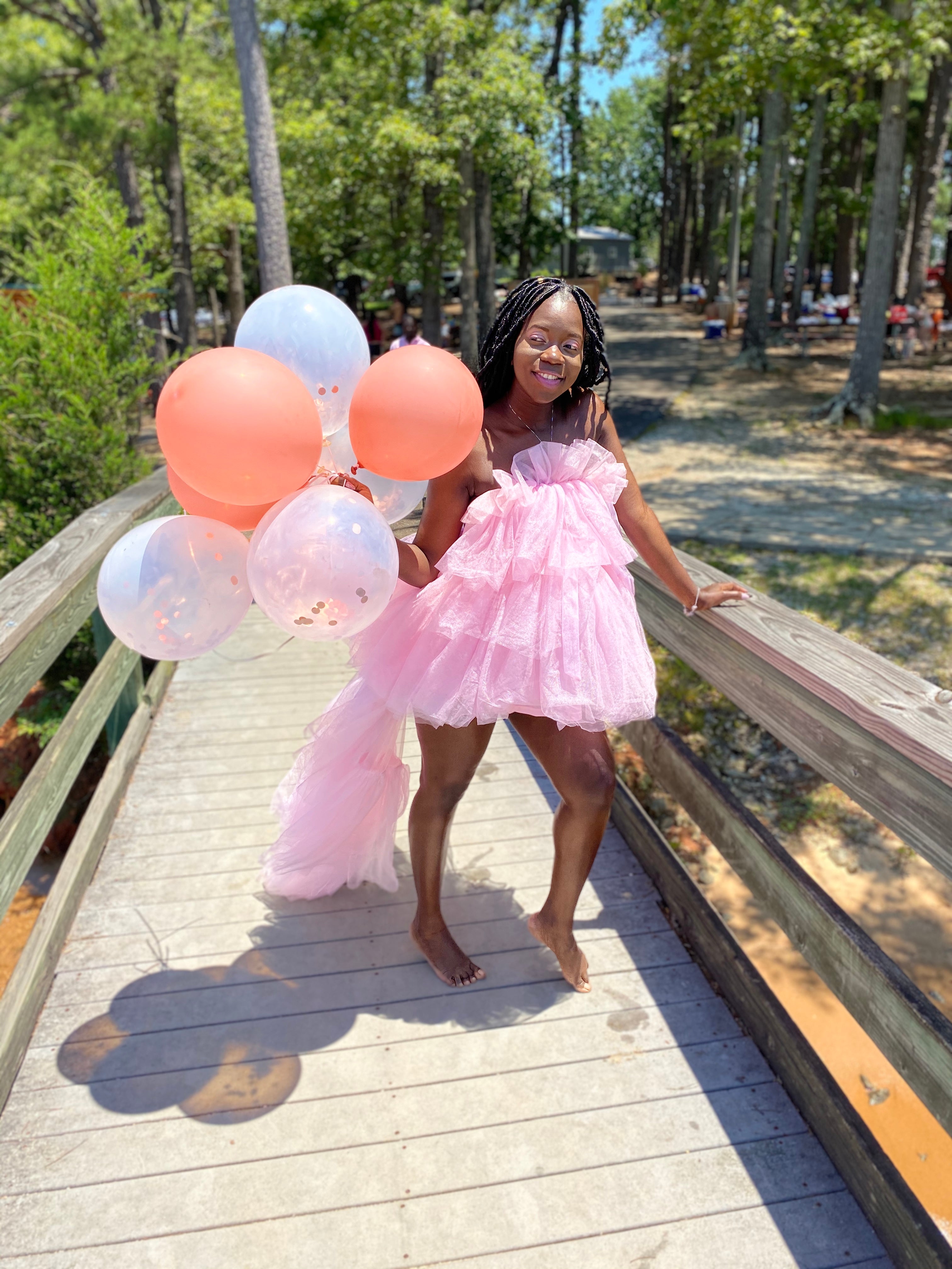 Pink Tulle Princess Dress