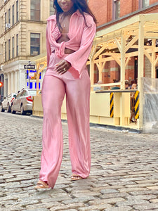 3pc Soho Getaway Pink Pants Set