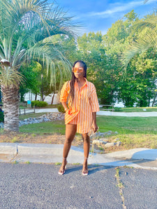 Brunch Please Oversized Shirt and Shorts Set